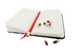 guaifenesin protocol, pills on notepad